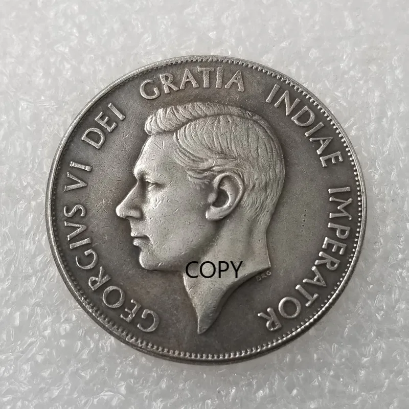 

British 1937 Commemorative Collector Coin Gift Lucky Challenge Coin COPY COIN