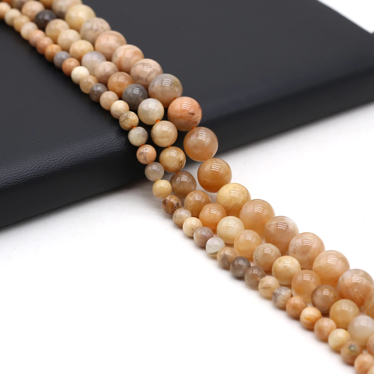 

Natural Sun Stone Round Beaded Gemstone Loose Isolation Exquisite for Jewelry Making Diy Charm Bracelet Necklace Accessories