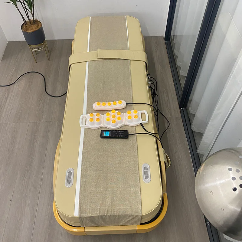 Корейская кровать для теплового массажа цвет серый Южная Корея электрическая