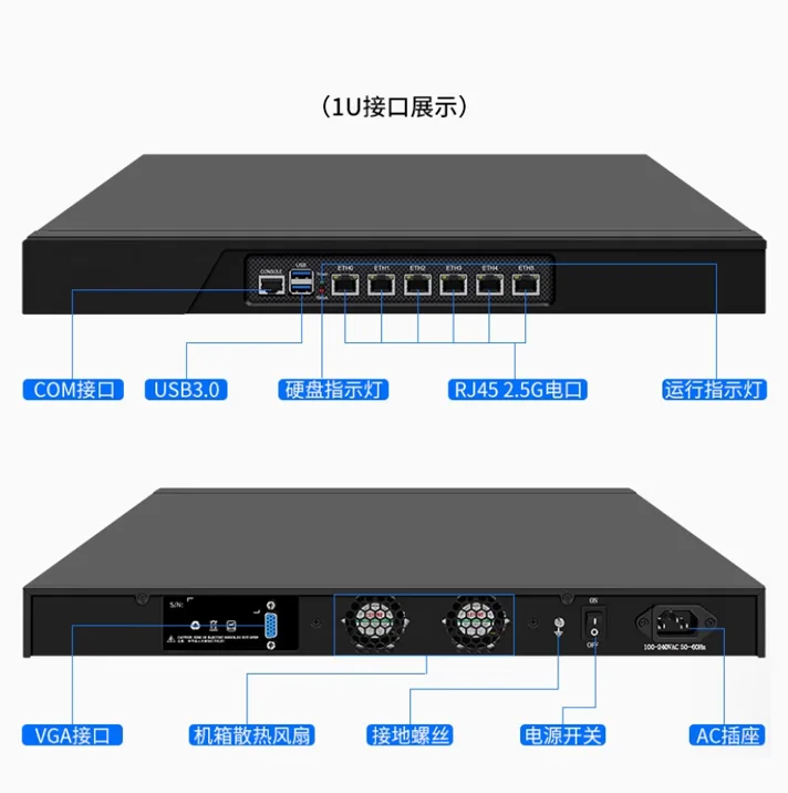 N6005/N5105/ i226 2 5G гигабитная мягкая маршрутизация четырехъядерный IPTV многоwan