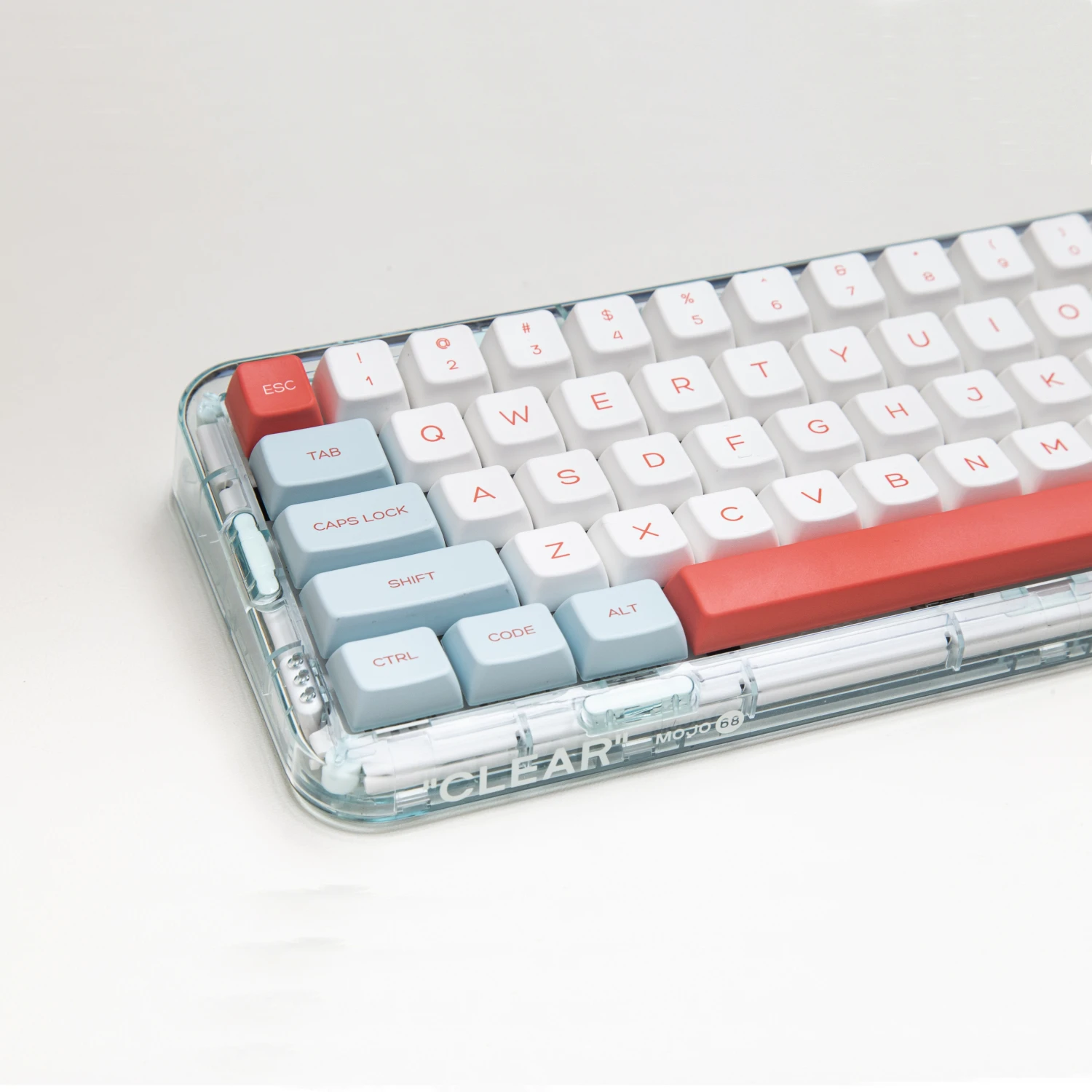 

1 Set MDA Salmon Keycaps 140 Keys PBT Keycap Dye Sublimation For Cherry Gatrron MX Switches Mini Layout Mechanical Keyboard CMMK