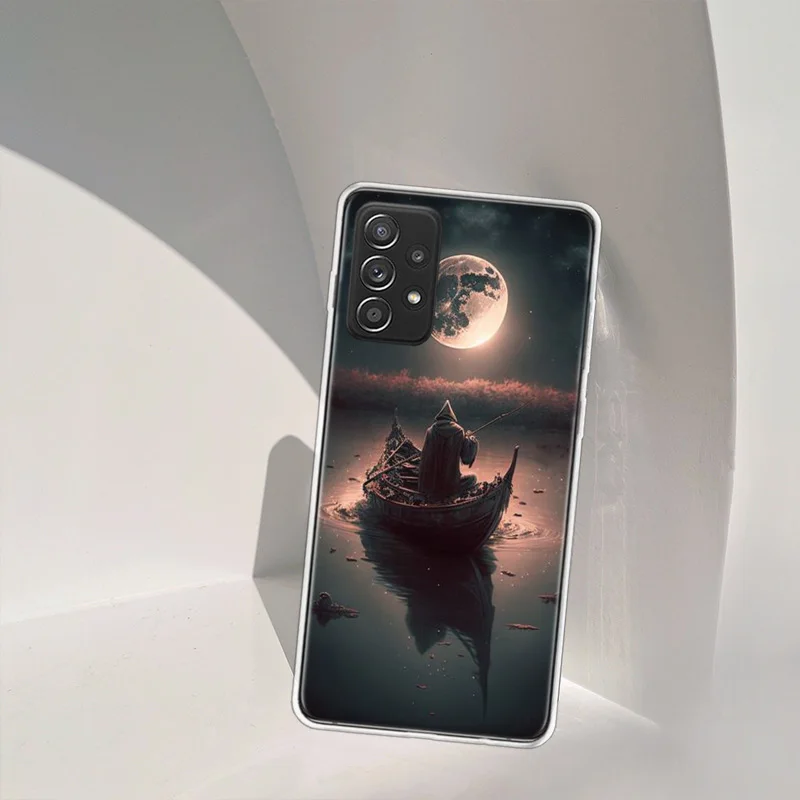 Hell Styx Ferryman Phone Case For Galaxy S23 S20 FE S21 Plus Samsung S24 S22 Ultra TPU Pattern S10 S10E S9 S8 Cover Soft Capa Sh