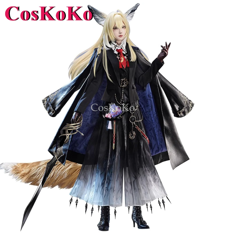 CosKoKo Vulpisfoglia Косплей Игра Arknights Костюм Великолепная Элегантная Боевая Униформа
