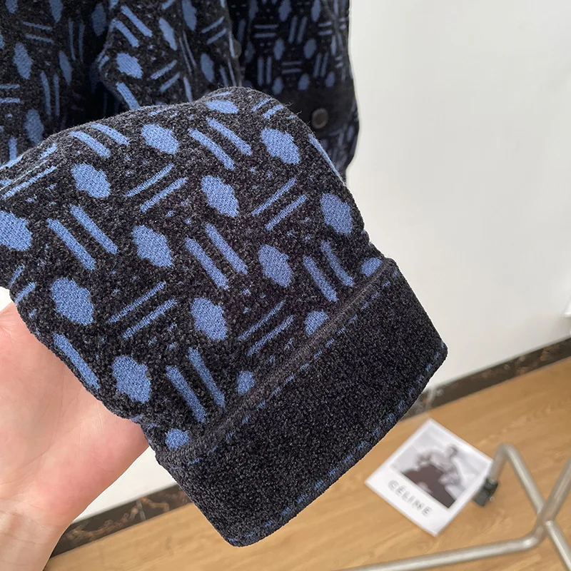 M Family 2023 Ранняя осень новый французский стиль вельветовый жаккардовый короткий