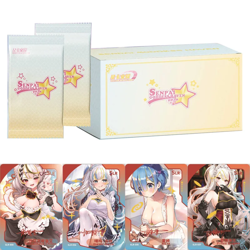 

Goddess Story Card Senpai Goddess Haven 3rd Booster Box Anime Rare Bikini Board Game Card Toys Birthday Gift for Boys and Girls