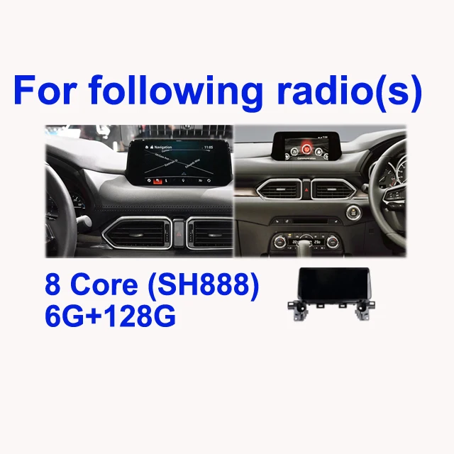 

SINOSMART 10.25" Android Dual System для Mazda CX-5 CX5 2017–2021 | Сохраняет MZD | CarPlay | Поддержка BOSE | 8 ядер | LHD/RHD