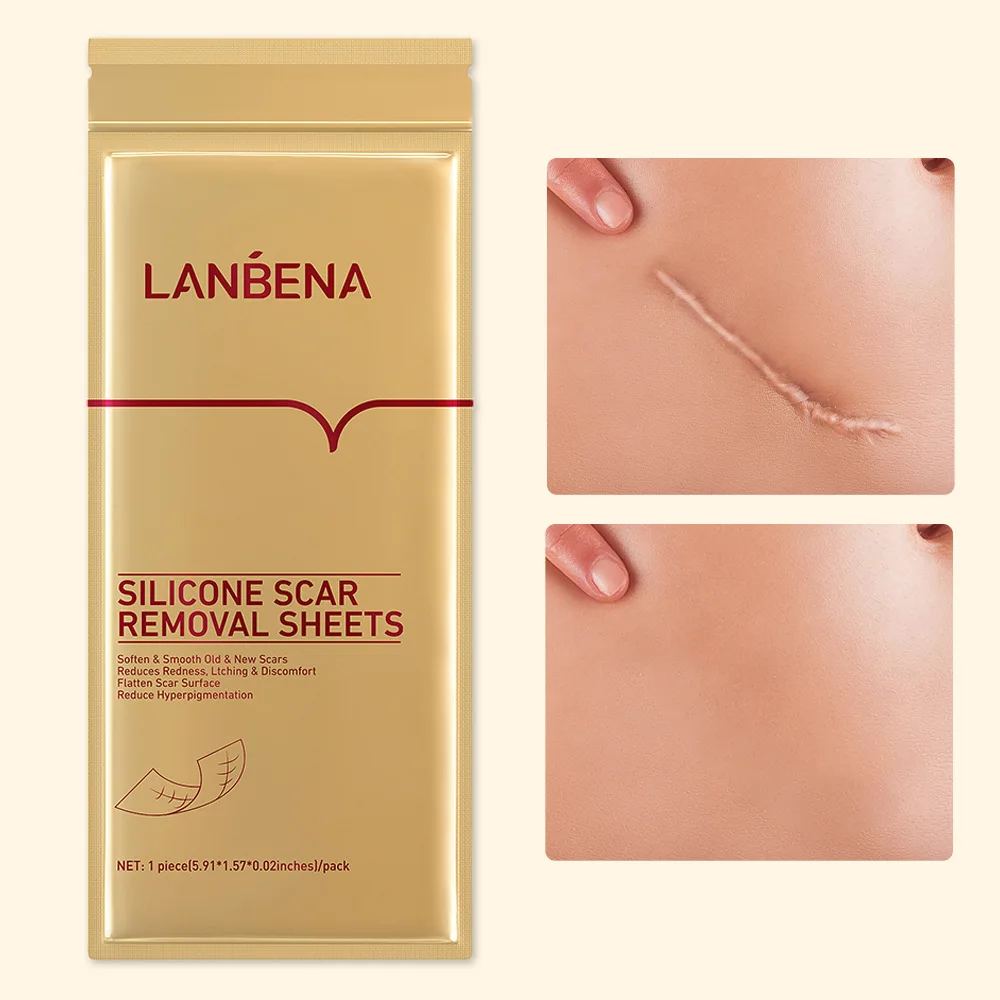 

LANBENA Silicone Scar Sheets Removal Patch Acne Gel Scar Therapy Silicon Patch Remove Trauma Burn Sheet Skin Repair
