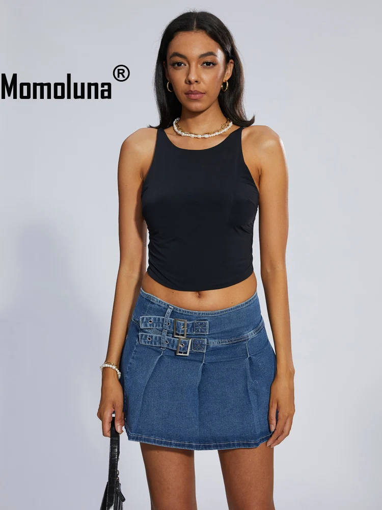 

Женская однотонная кофта Momoluna с открытой спиной