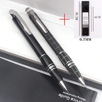 luxuri mb mechanical pencil with twist mechanism black precious resin barrel platinum plated clip with serial number 07 mm lead