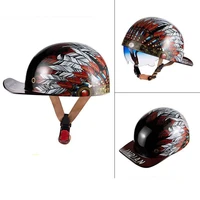 scooter helmet young adult protection safety work for motorbike harley vintage skateboard scooter cycling motorcycle helmets