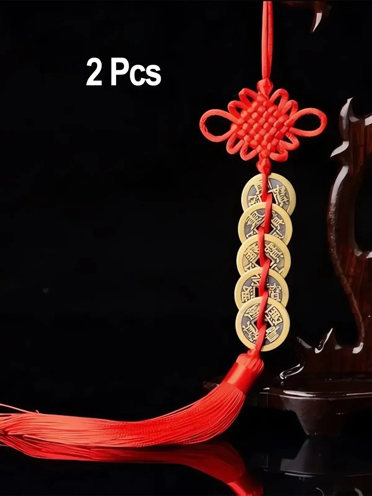 

Медная подвеска с китайским узлом