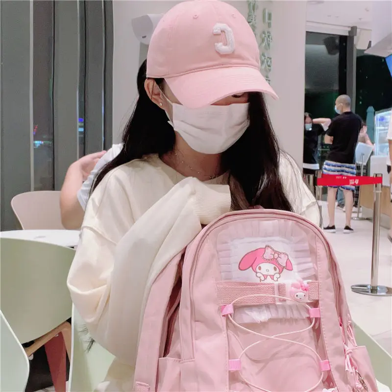 Bags for Women School Backpack for College Students Sanrio Cute Girl's Schoolbag Schoolgirl Backpack Large Capacity Backpack