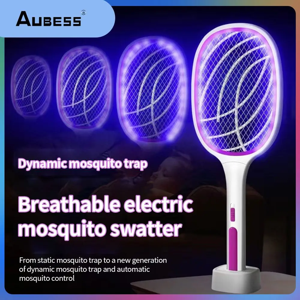 

Uv Light Electric Shocker Summer Fly Swatter Bug Zapper Electric Mosquito Racket Anti Mosquito Mosquito Racket Insect Killer