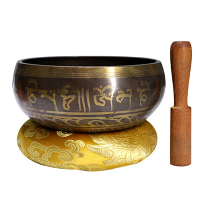 

Singing Bowl Set Meditation Sound Bowl for Mindfulness Sound Chakra Holistic Healing Calming