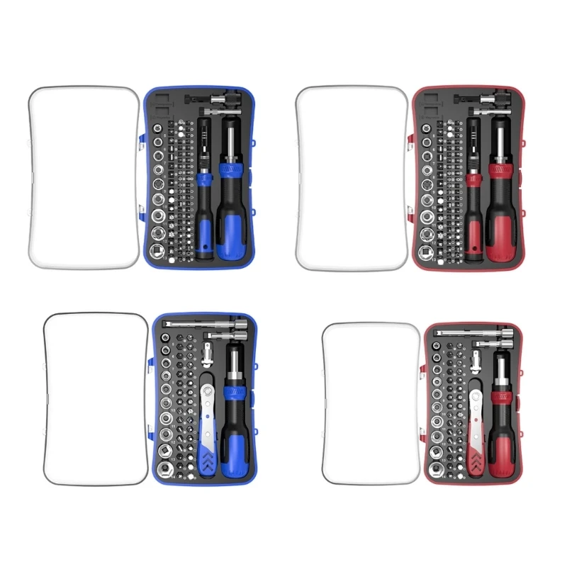 

Y1UD Screwdriver Set with Elegant Transparent Lid Injection Case for Household