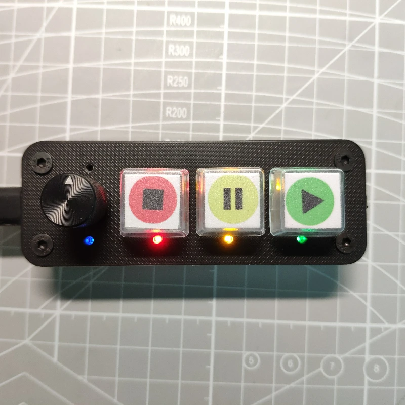 Медиаконтроллер QLAB Медиа-клавиатура Профессиональный контроллер 3-клавишная