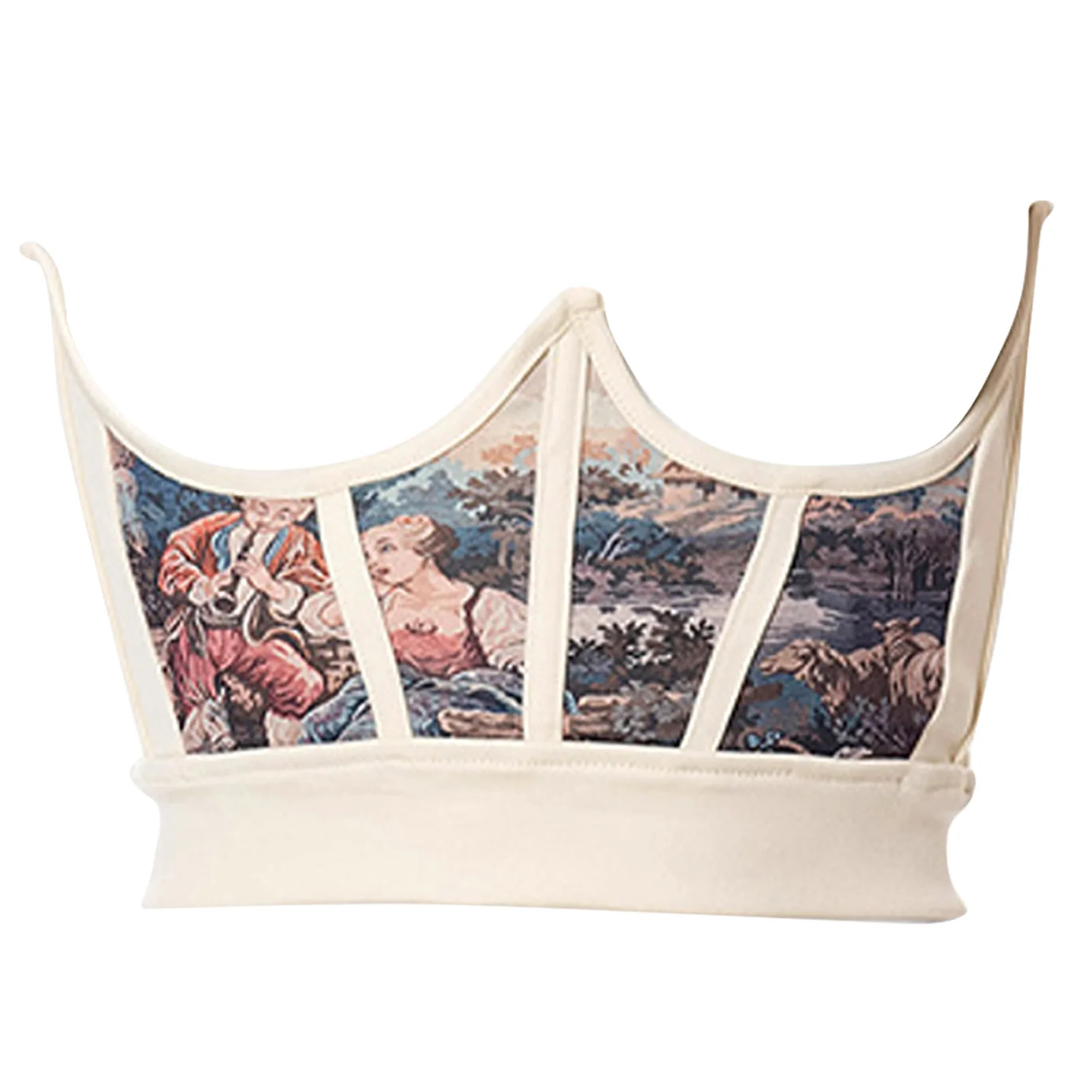 

Women Digital Printing European Painting High Waist Fashion Elastic Ergonomic Clothing Accessory Durable Wrap Girdle Polyester