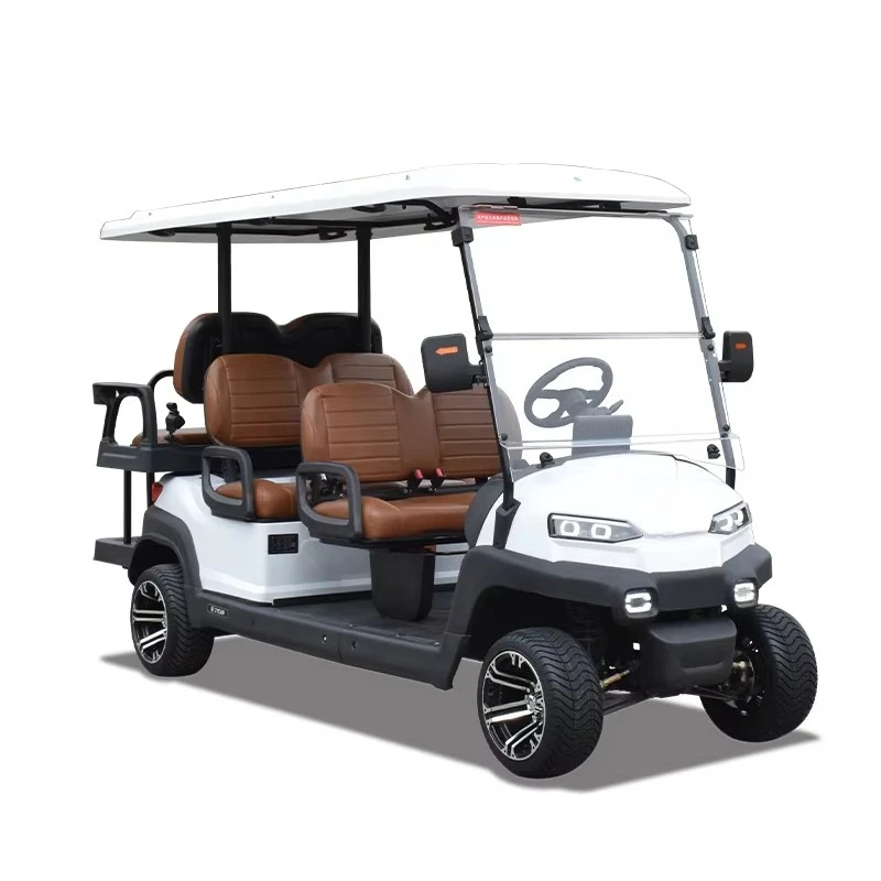Фото Новый 6-местный электрический 4-колесный гольф-карт Club Car в продаже. Доступен 6-местный гольф-кар. №1