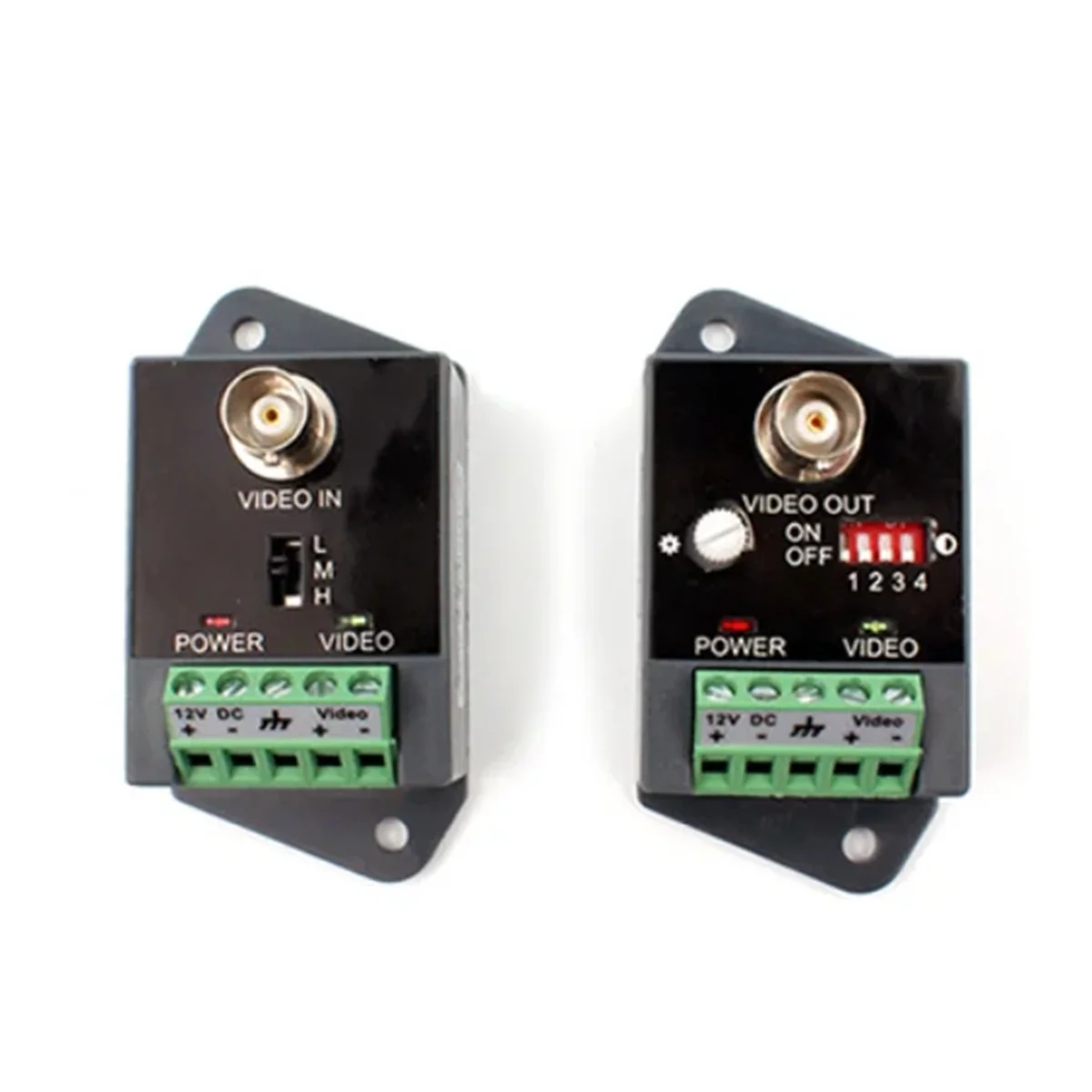 Одноканальный активный видеотрансмиттер для CCTV HD-TVI CVI AHD Active HD Video Transceiver