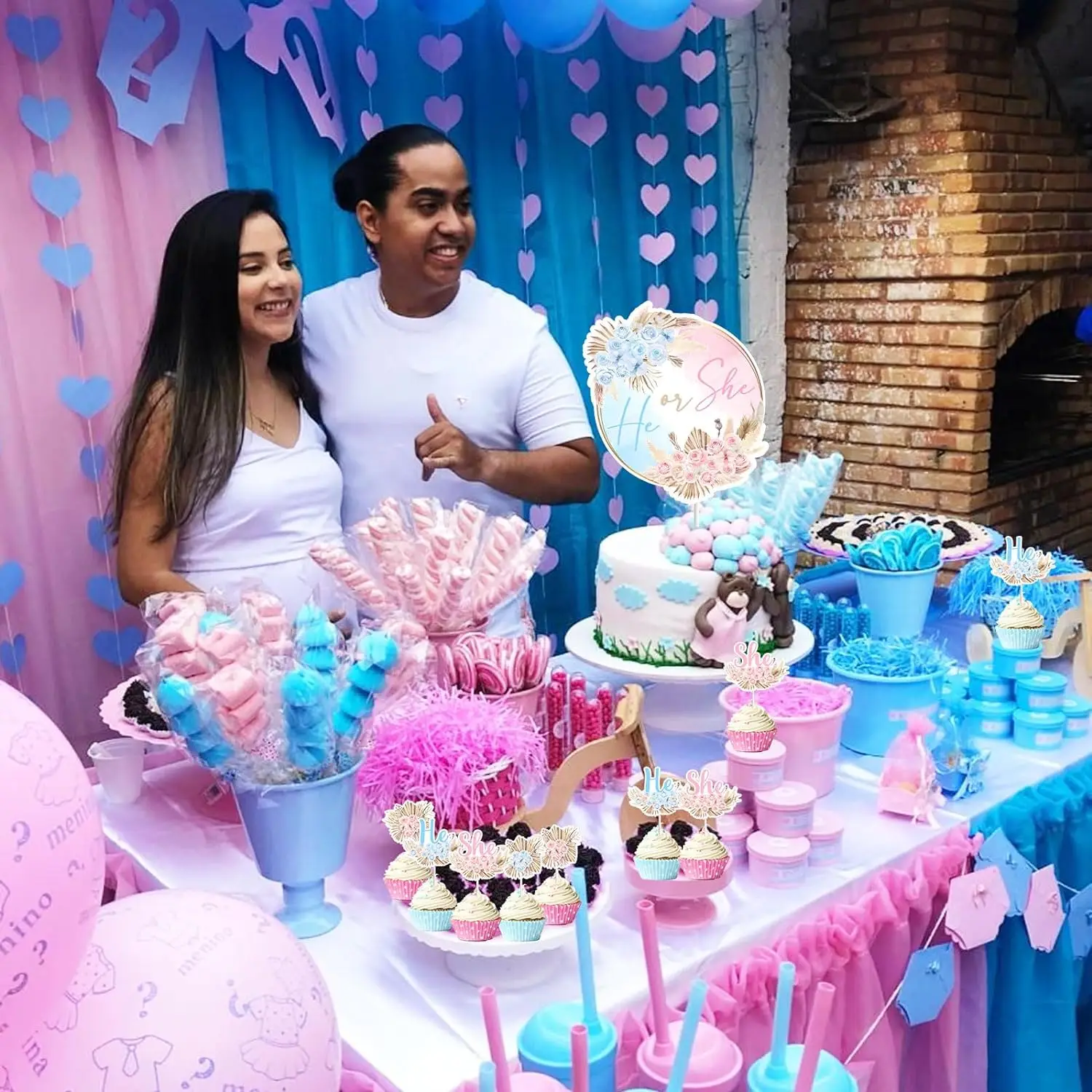 Пампасная трава декор для мальчиков и девочек топперы кексов в стиле бохо