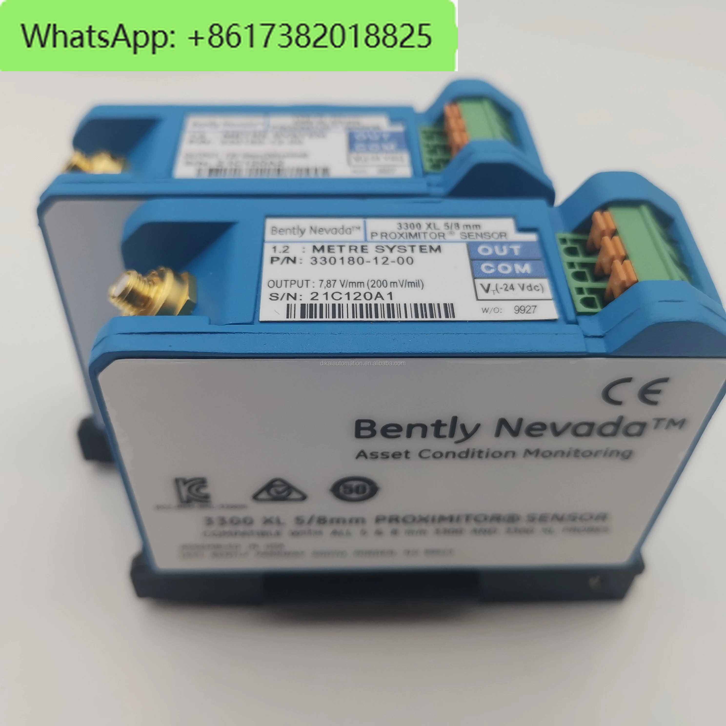 Бесконтактный вибродатчик Невада 3300XL 330780-90-05