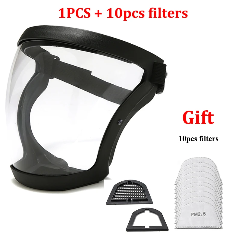 

Прозрачный защитный щиток для лица