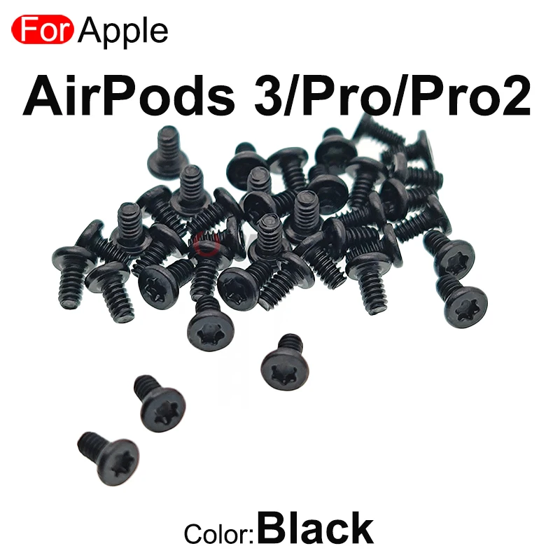 Фото Aocarmo 2 шт./лот для AirPods 3 Pro Pro2 A2897 A2566 A2190 A3049 чехол для зарядки аккумулятора, отсек, винты порта зарядного устройства №3