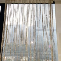 2022 string curtain flash line shiny tassel string door curtain window room divider valance door treatment home decor cortinas
