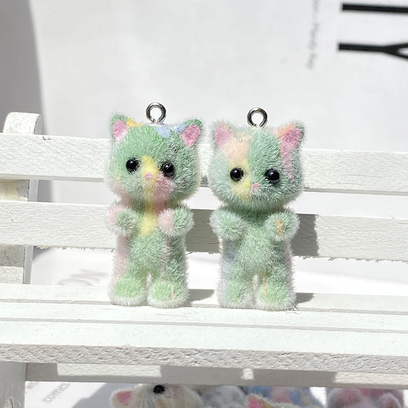 Подвески в виде кошек 2 шт цвет ассортименте