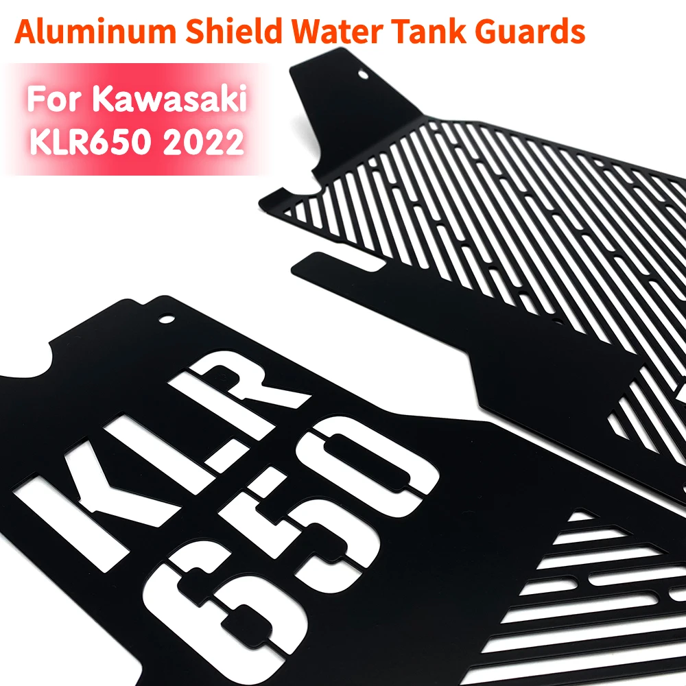 

Motorcycle Radiator Guard For Kawasaki KLR650 2022 2023 Aluminum Shield Water Tank Guards Protector Cover Motor Accessories