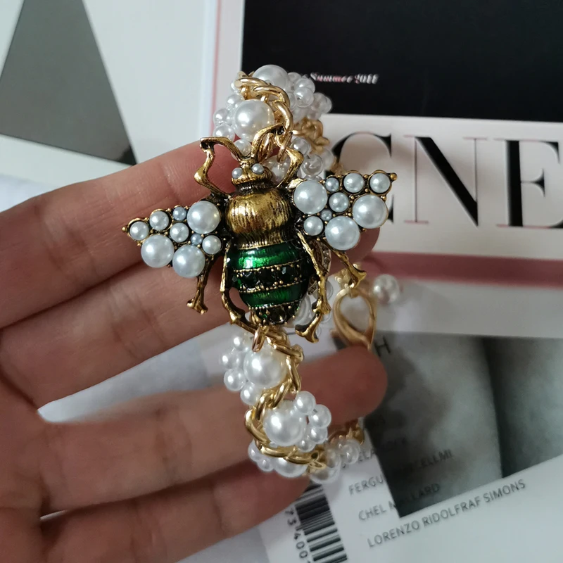 Элегантные камелии цветок жемчуг браслеты свадебные ювелирные изделия |