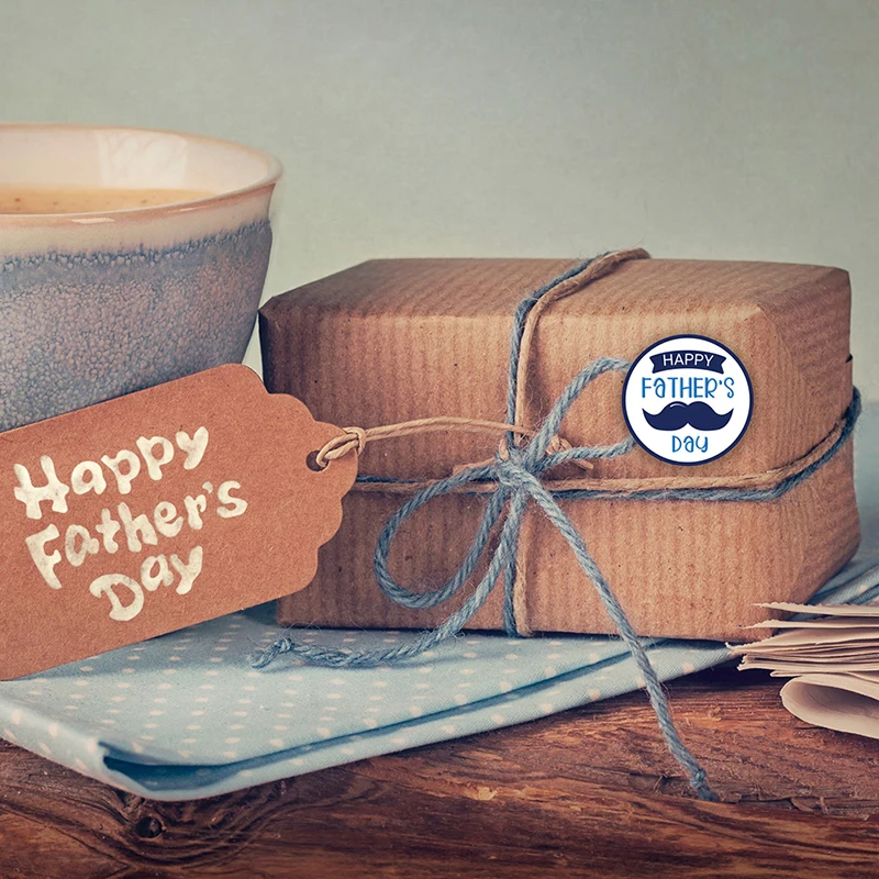 

500 шт./рулон, наклейки на День отца