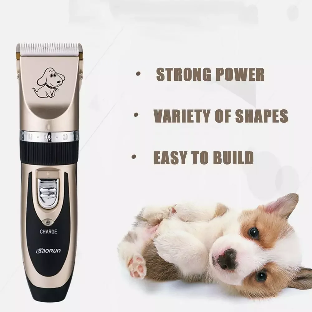 

Pet Clipper Dog Hair Clipper For Dogs Reachageable Trimmer Haircut Hair Cutting Remover Machine Grooming Kit