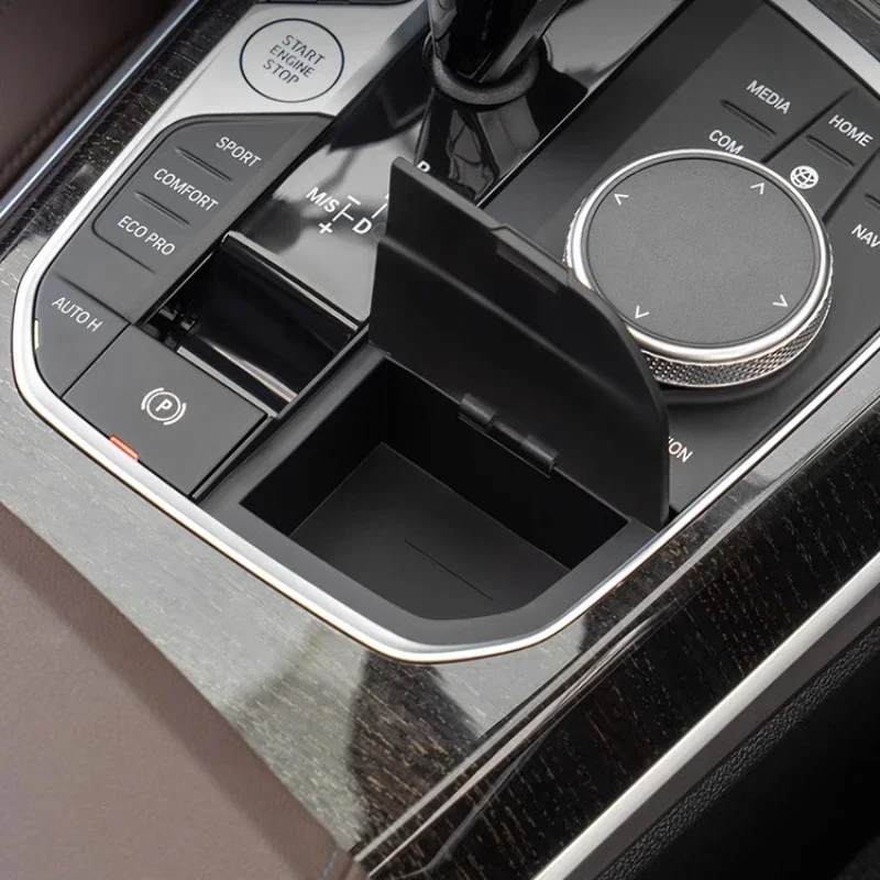 

Ящик для хранения для BMW 2 3 4 серии X3 X4 X5 X6 X7 F40 G20 G26 G01 G02 G05 G06 G07 I4 Модификация LHD Автомобильная консоль Рычаг переключения передач