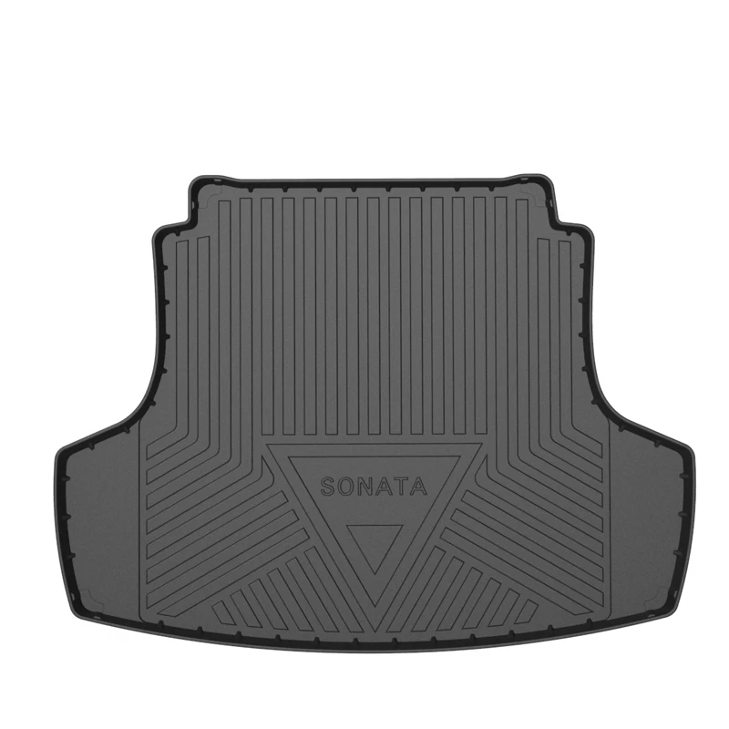 Для Hyundai SONATA 2011-2024 резиновый коврик в багажник водостойкая внутренняя защитная