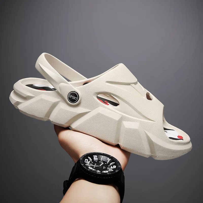 Нося спортивные сандалии летом Новые Домашние противоскользящие мужские для