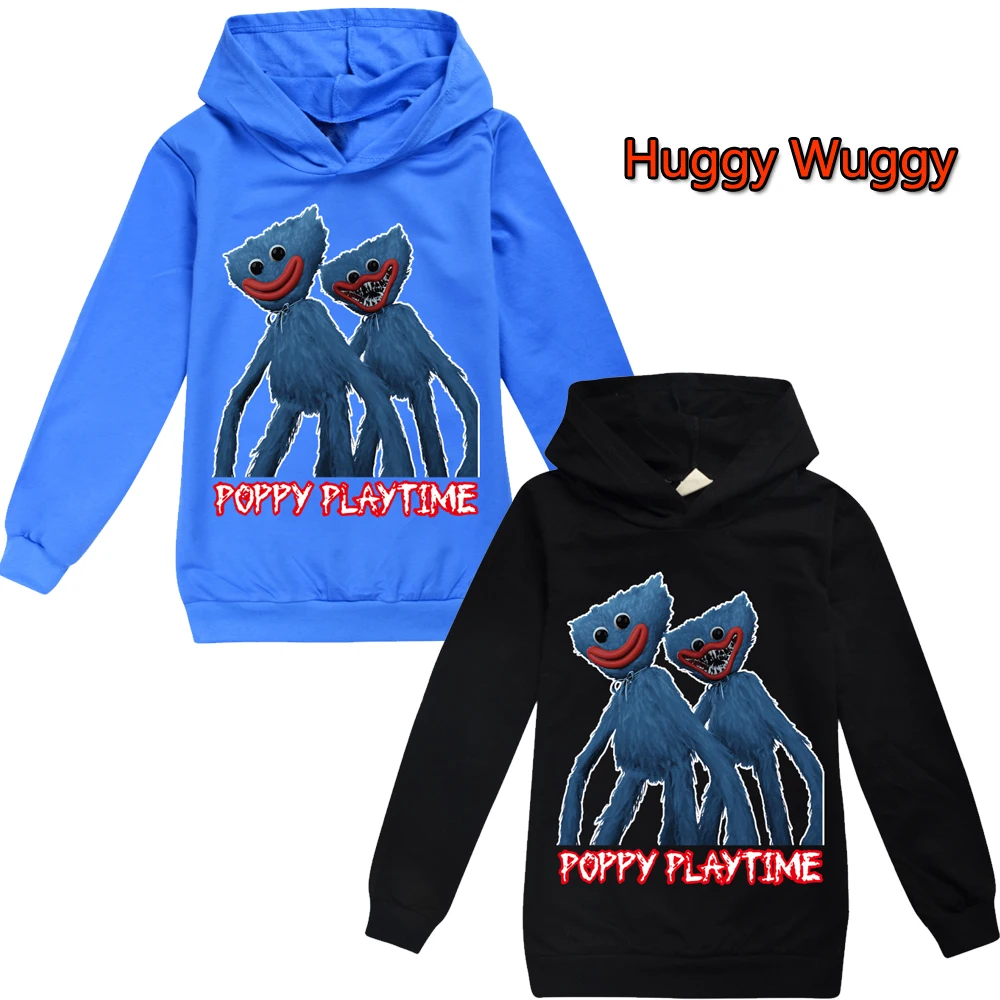 

Kids Clothing Game poppy playtime Girls Boys Baby Cotton Hoodies Sweatshirt Toddler Tops Cartoon Spring Fall Children Clothes