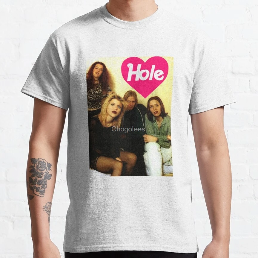 Мужская футболка с дырками дизайнерские женские мужские футболки |