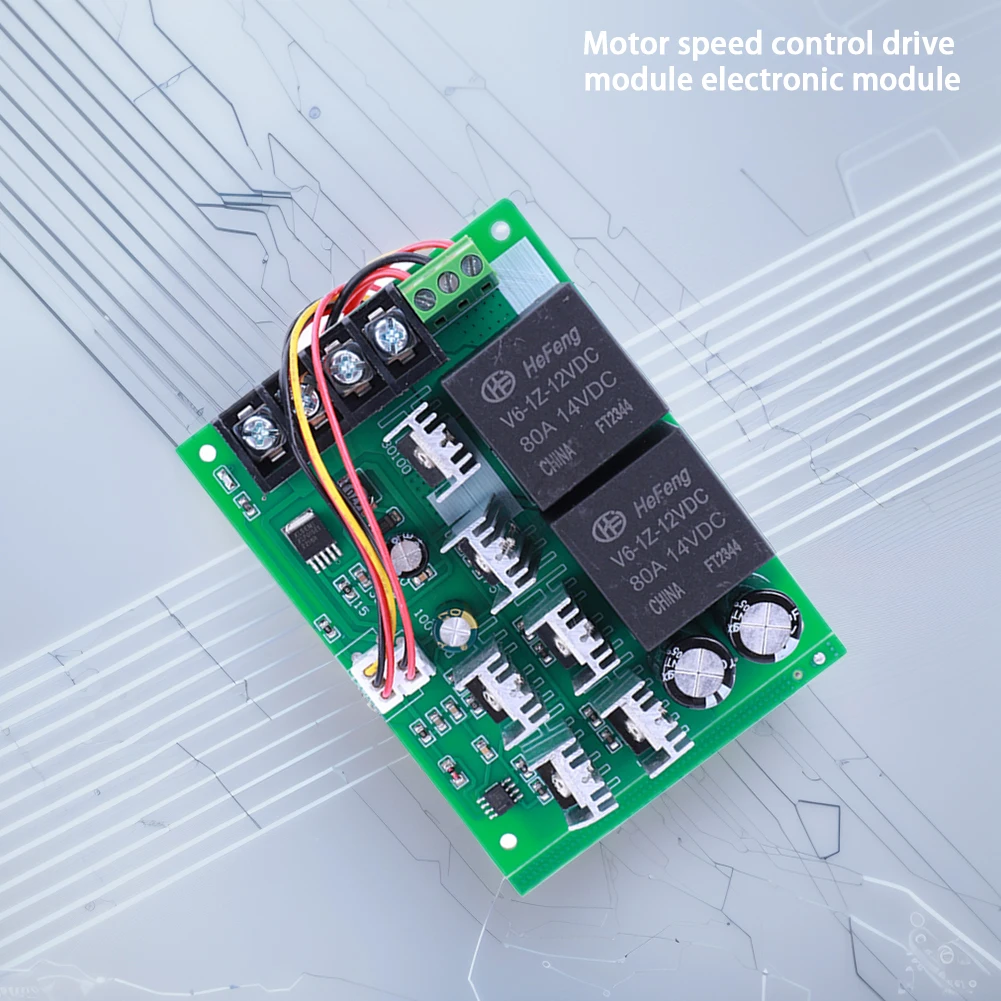 DC10-50V 2000W 40A регулятор скорости двигателя вперед и назад регулируемый