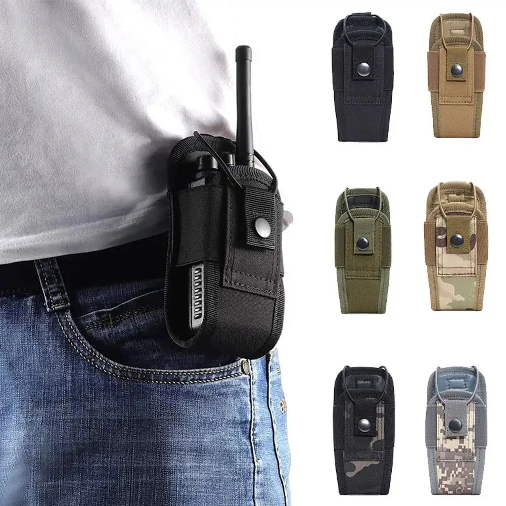 Тактическая рация сумка для переноски радио Molle карманный держатель портативная