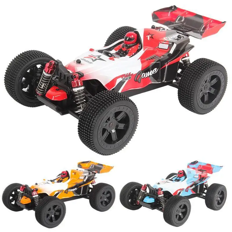 Enlarge 1604 1:16 2.4g Four-wheel Drive High-speed  Remote  Control Car With Brush Version Vehicle Toy for Children Boy  Gifts