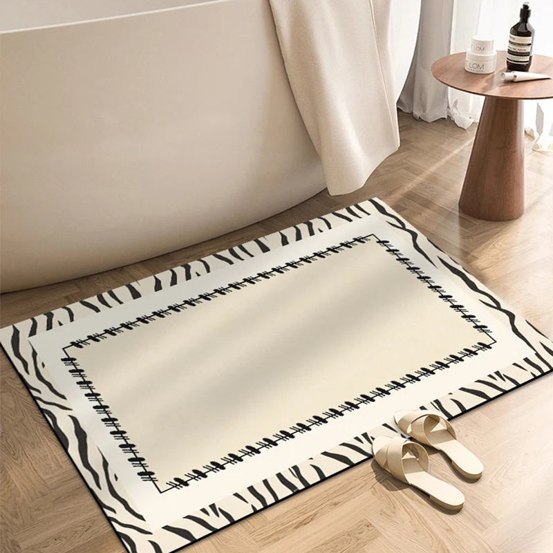 

Роскошный однотонный коврик для ванной комнаты, супер впитывающий Противоскользящий ковер для туалета, Быстросохнущий ковер для гостиной