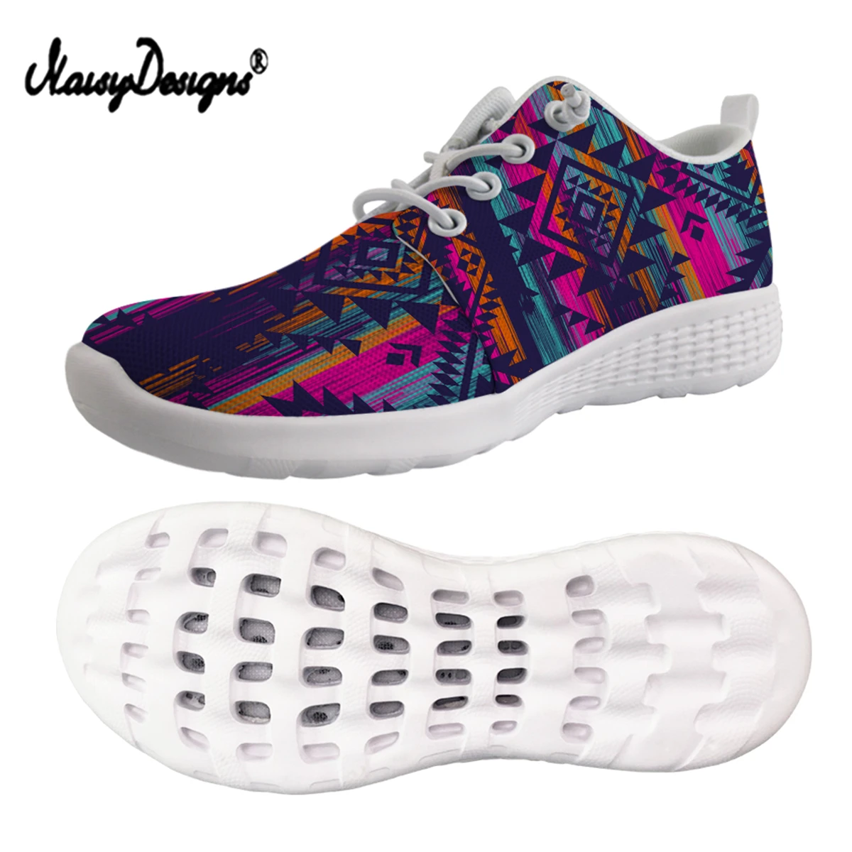 

Noisydesigns Swimming Shoes Men Beach Aqua Shoes American Aztec Tribe Prints Quick Dry Barefoot Upstream Wading Sneakers 2021