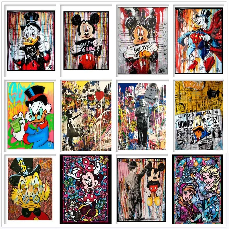 

Набор для алмазной вышивки «Маус и Дональд Дак»