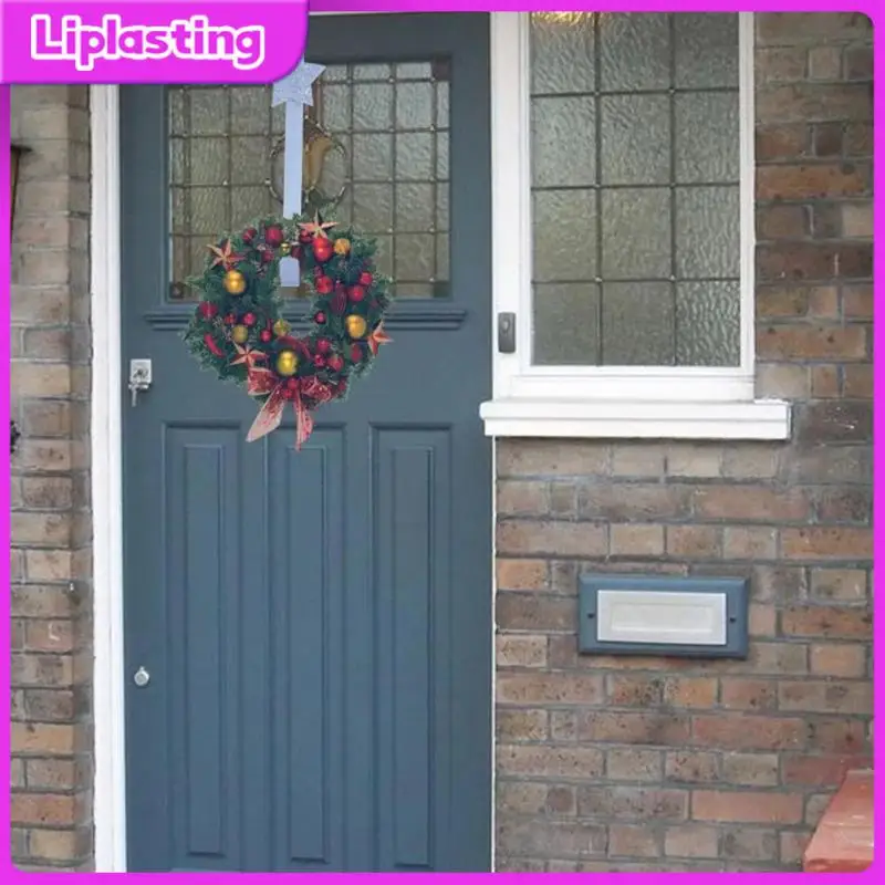 

Рождественские вешалки, съемная дверь, стеллаж для хранения, органайзер, сумка для пальто, шляпы, халата, подвесной держатель, Рождественски...