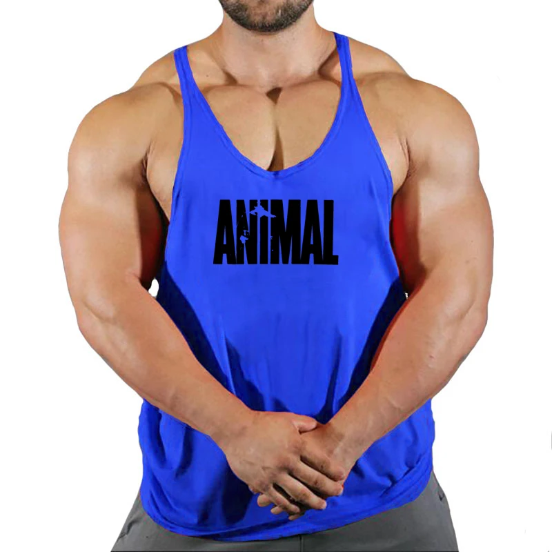 Top Brands Gym T-shirt Male Sleeveless Sweatshirt Gym Clothing Men Bodybuilding Clothes Men's Singlet Fitness Vest Singlets Tops