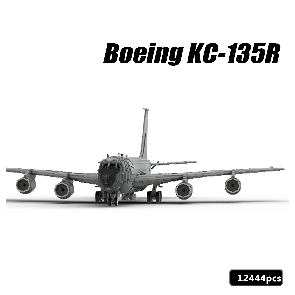

MOC Building Block Maker Military Series Boeing KC-135R Stratotanker Assembly Model Children's Toy DIY Bricks Birthday Gifts