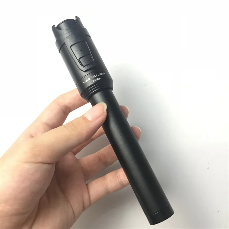 Fiber Optic Cable Tester Pen 30km Visual Fault Locator  30mW Fiber Test Light Pen 20mW Detection Light Mini Red Light Pen