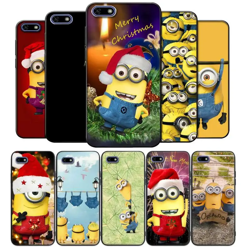 

Cute Cartoon Miniones Phone Case For Iphone SE 2020 6 6s 7 8 plus X Xr XS 11 12 13 Mini Pro Max Fundas Cover