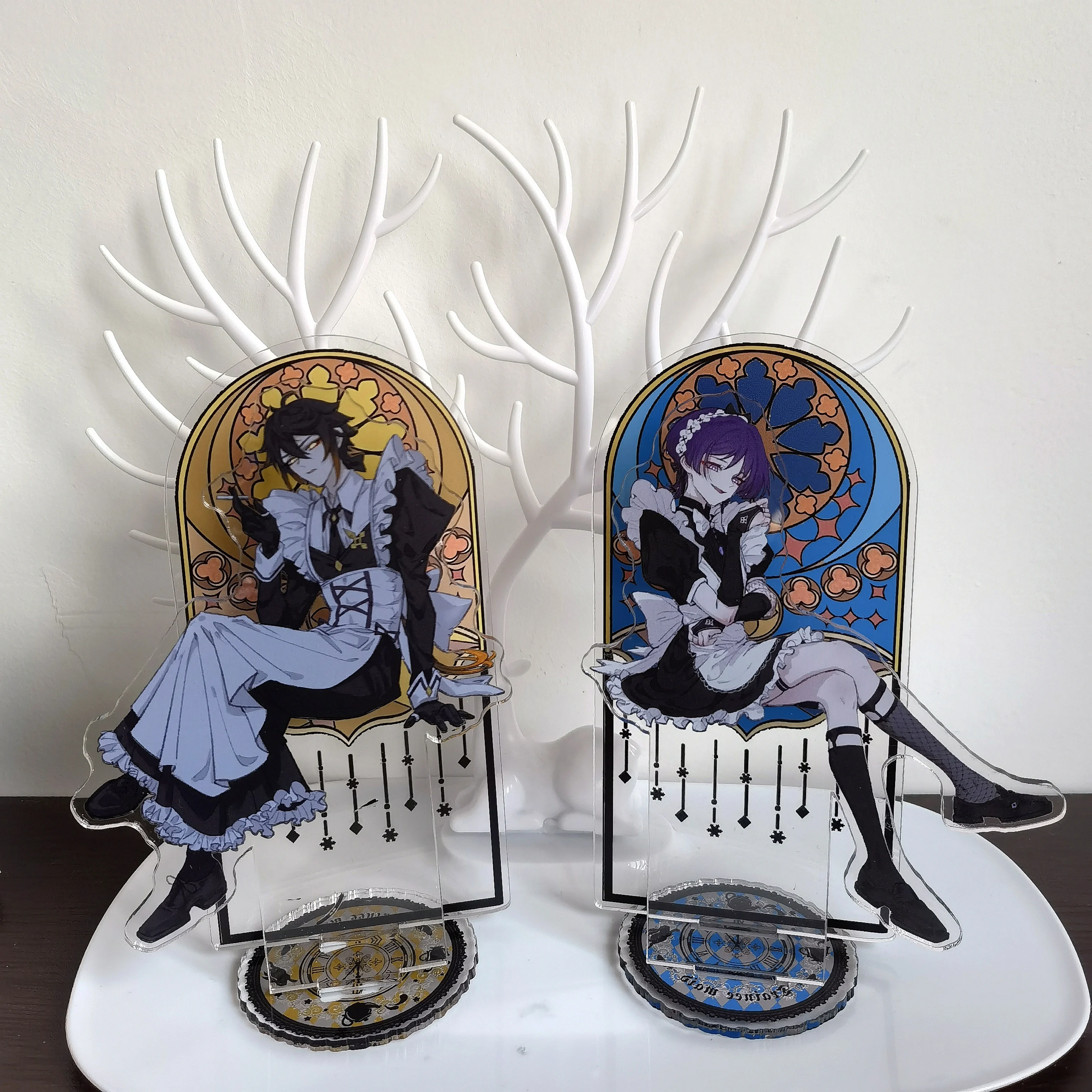 

Игровой стиль Genshin Impact Kamisato Ayato ATO Gorou Xiao акриловая модель на подставке Plate настольное украшение стоячий знак брелок для фанатов косплей подар...